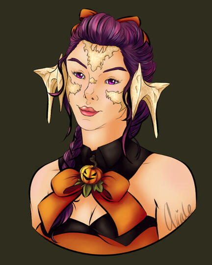 Raffle art by https://twitter.com/arialedraws