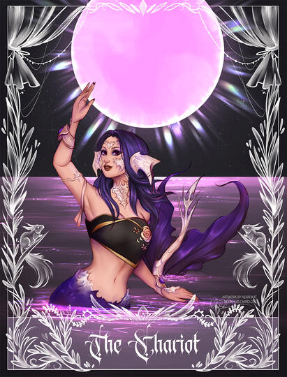 MerMay AU Tarot by https://twitter.com/Nekrokat